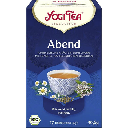 Bio Yogi Tea Abend Tee 17ST 30,6g foodpipe [Lebensmittel-Lieferservice Rostock]