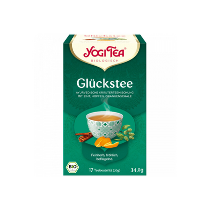 Bio Yogi Tea Glücks Tee 17ST 34g foodpipe [Lebensmittel-Lieferservice Rostock]