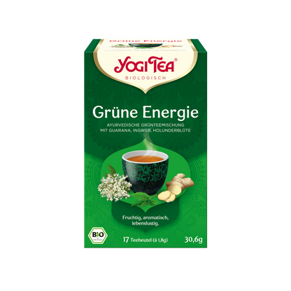 Bio Yogi Tea Grüne Energie 17ST 30,6g foodpipe [Lebensmittel-Lieferservice Rostock]