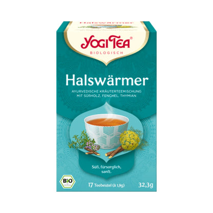 Bio Yogi Tea Halswärmer Tee 17ST 32,3g foodpipe [Lebensmittel-Lieferservice Rostock]