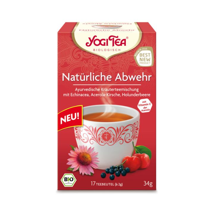 Bio Yogi Tea Natürliche Abwehr 17ST 34g foodpipe [Lebensmittel-Lieferservice Rostock]