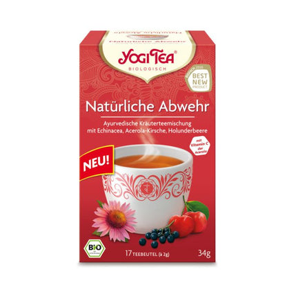 Bio Yogi Tea Natürliche Abwehr 17ST 34g foodpipe [Lebensmittel-Lieferservice Rostock]