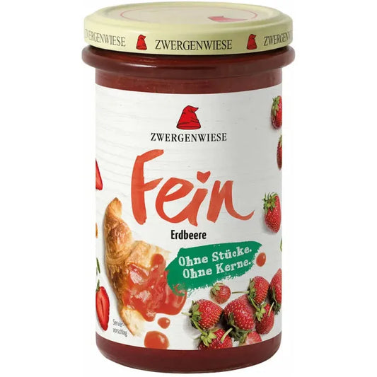 Bio Zwergenwiese Fein Erdbeere 280g foodpipe [Lebensmittel-Lieferservice Rostock]