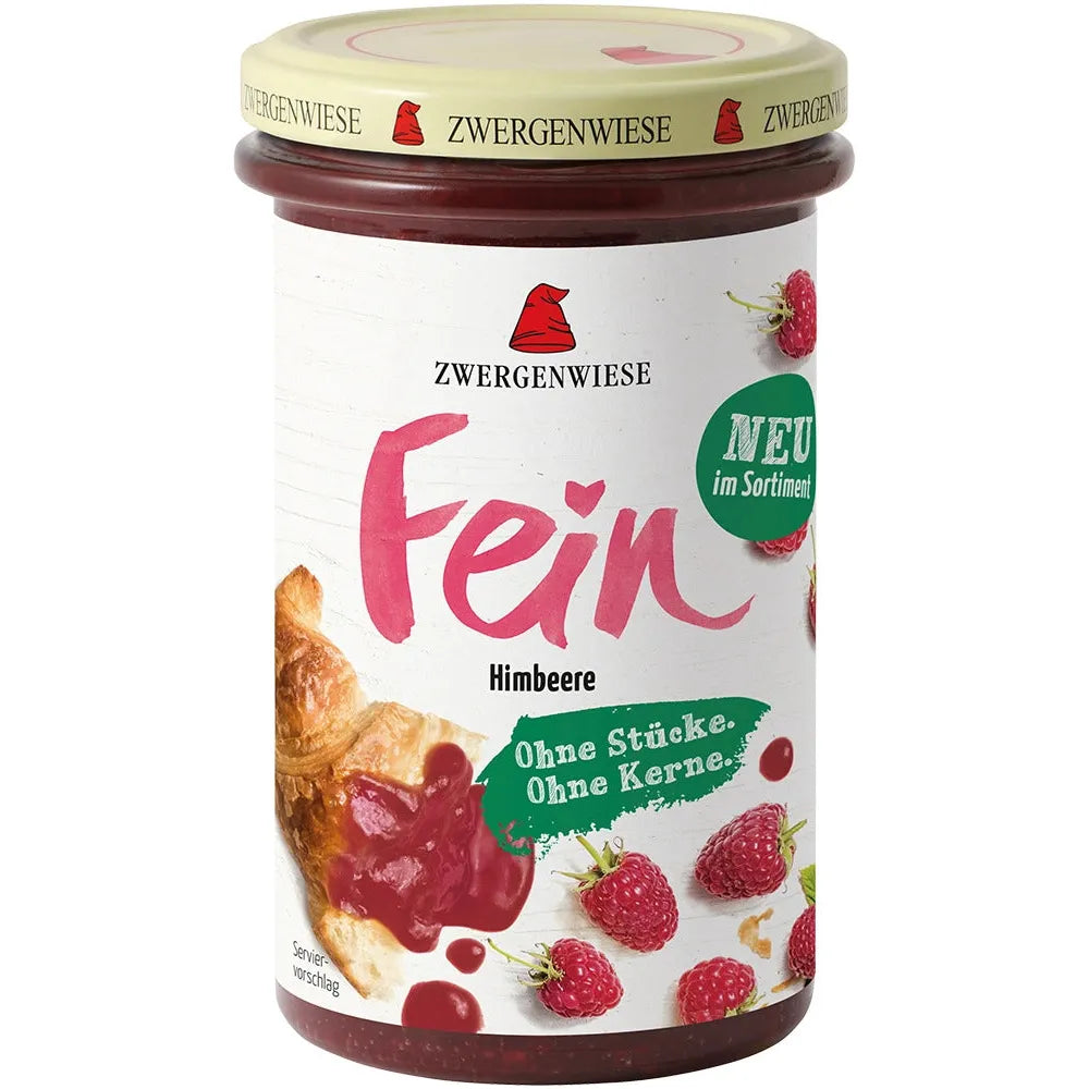 Bio Zwergenwiese Fein Himbeere 280g foodpipe [Lebensmittel-Lieferservice Rostock]