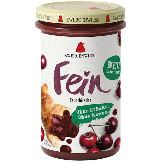 Bio Zwergenwiese Fein Sauerkirsche 280g foodpipe [Lebensmittel-Lieferservice Rostock]