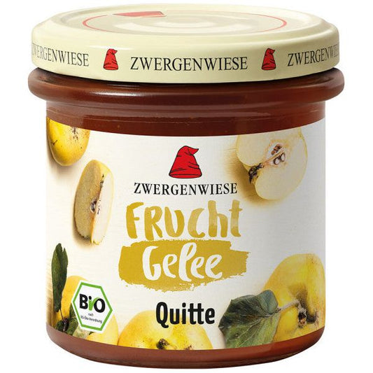 Bio Zwergenwiese Fruchtgelee Quitte 160g foodpipe [Lebensmittel-Lieferservice Rostock]