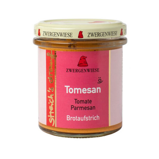 Bio Zwergenwiese Streichs Drauf Tomesan 160g foodpipe Rostock [Lebensmittel-Lieferservice Rostock]