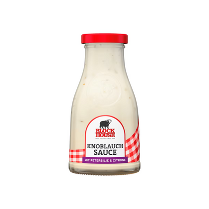 Block House Knoblauch Sauce 240ml foodpipe [Lebensmittel-Lieferservice Rostock]