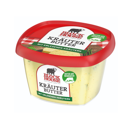 Block House Kräuter Butter 150g foodpipe [Lebensmittel-Lieferservice Rostock]