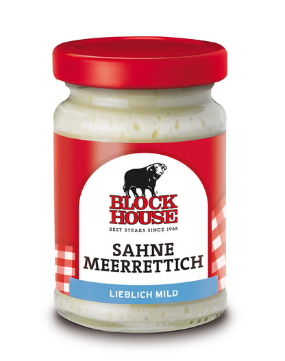 Block House Sahne Meerrettich 80g foodpipe [Lebensmittel-Lieferservice Rostock]