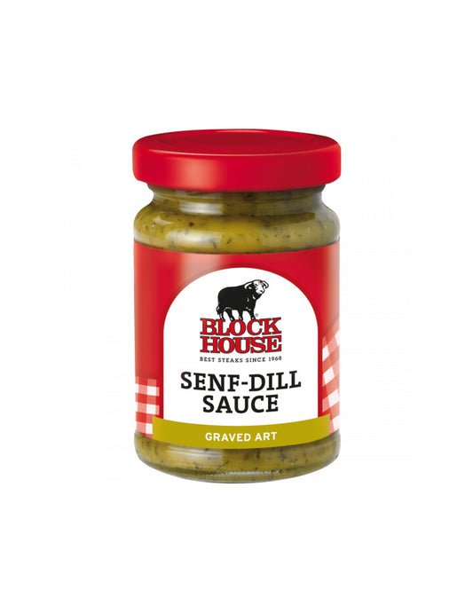 Block House Senf-Dill-Sauce Graved Art 80ml foodpipe [Lebensmittel-Lieferservice Rostock]