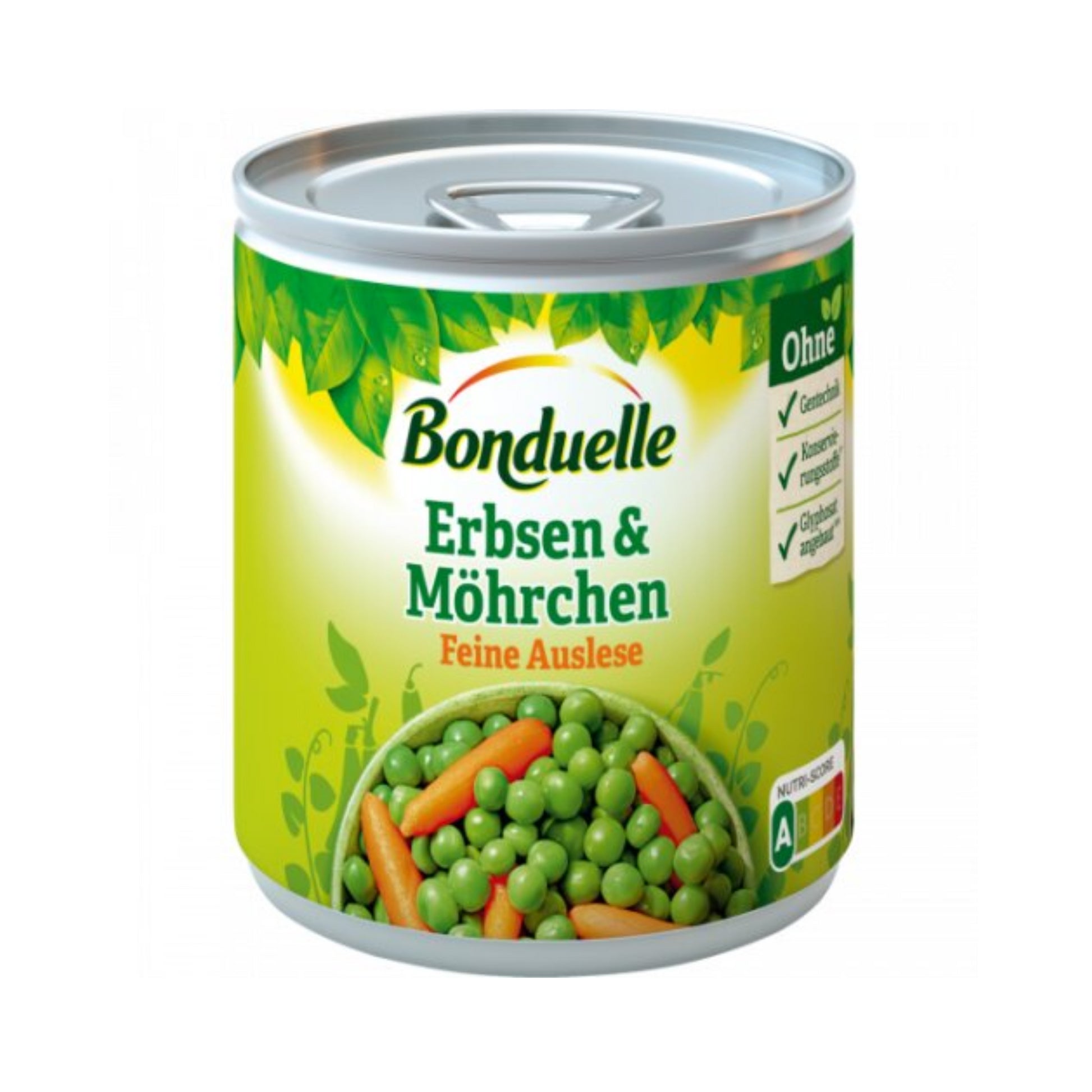 Bonduelle Erbsen mit Möhrchen feine Auslese 200g foodpipe [Lebensmittel-Lieferservice Rostock]