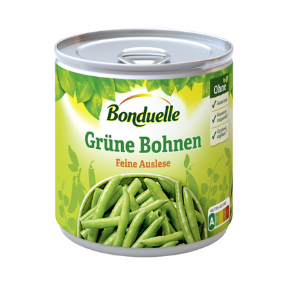 Bonduelle Grüne Bohnen feine Auslese 400g foodpipe [Lebensmittel-Lieferservice Rostock]