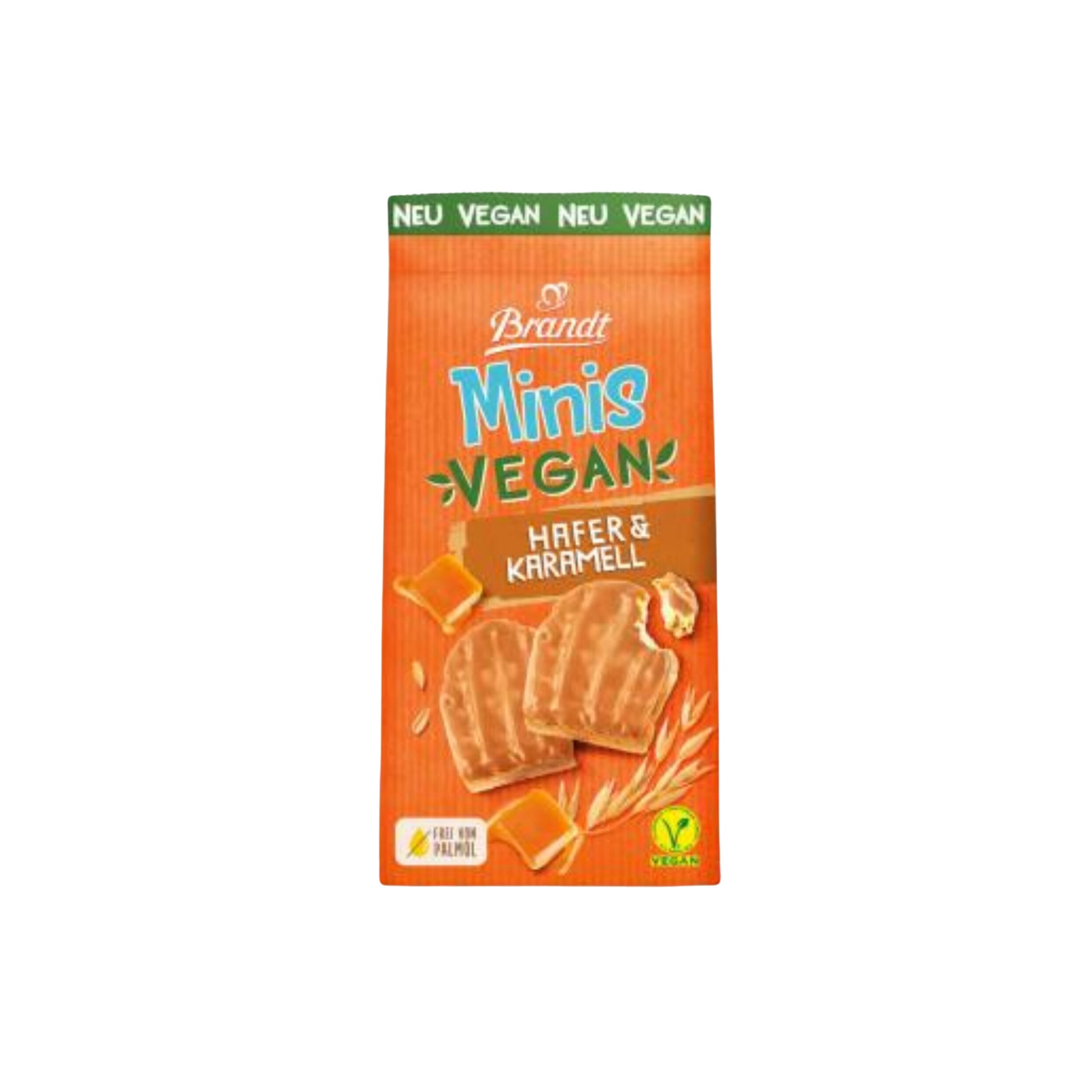 Brandt Minis Vegan Hafer&Karamell 85g foodpipe Rostock [Lebensmittel-Lieferservice Rostock]