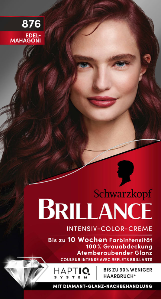 Brillance Intensiv-Color-Creme 876 edel-mahagoni foodpipe [Lebensmittel-Lieferservice Rostock]