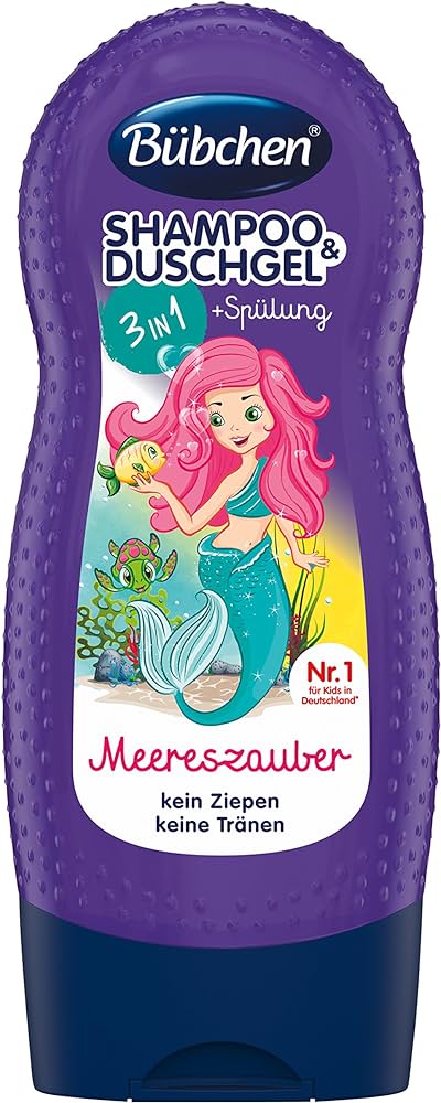 Bübchen Kids 3in1 Shampoo&Duschgel plus Spülung Meereszauber 230ml foodpipe [Lebensmittel-Lieferservice Rostock]