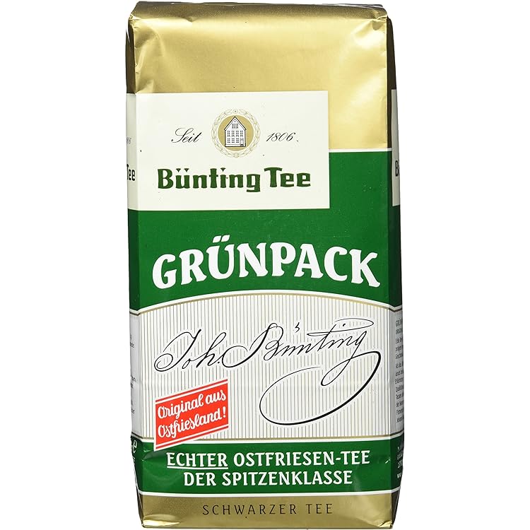 Bünting Grünpack Schwarzer Tee 500g foodpipe [Lebensmittel-Lieferservice Rostock]