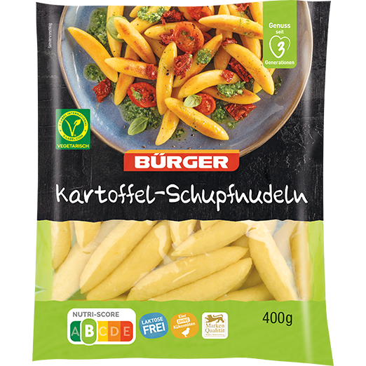 Bürger Kartoffel-Schupfnudeln 400g foodpipe [Lebensmittel-Lieferservice Rostock]
