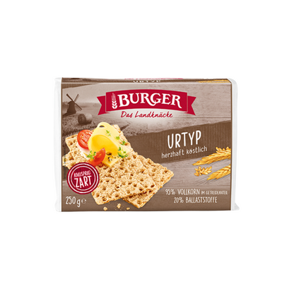 Burger Urtyp Knäckebrot 250g foodpipe [Lebensmittel-Lieferservice Rostock]