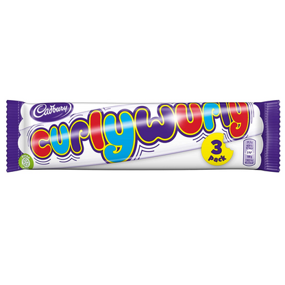 Cadbury Curly Wurly 3ST 64,5g foodpipe [Lebensmittel-Lieferservice Rostock]