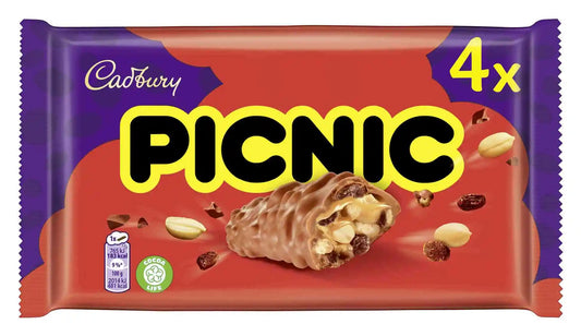 Cadbury Picnic Riegel 4x38g foodpipe [Lebensmittel-Lieferservice Rostock]