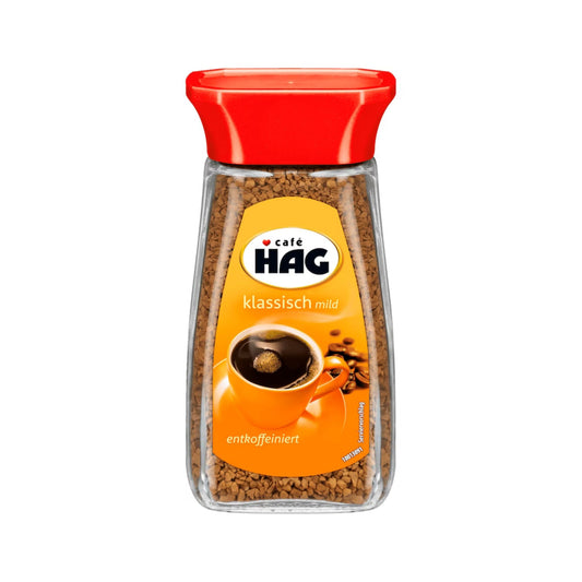 Cafe HAG löslicher Kaffee klassisch entkoffeiniert 100g foodpipe [Lebensmittel-Lieferservice Rostock]