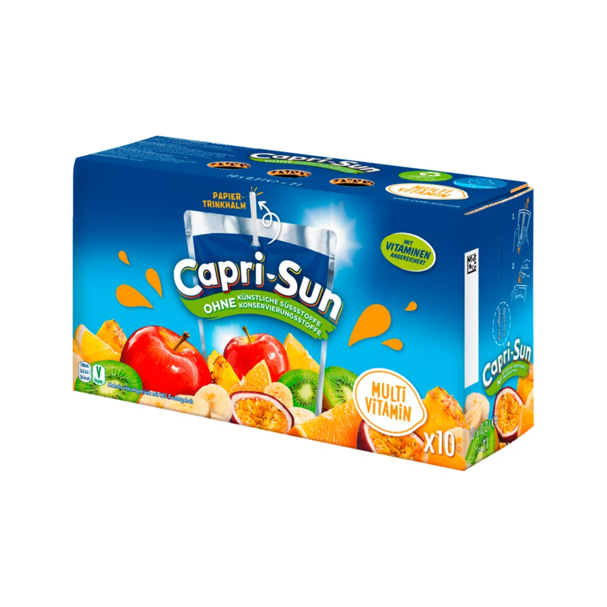 Capri Sun Multivitamin Zero 10x0,2l foodpipe [Lebensmittel-Lieferservice Rostock]