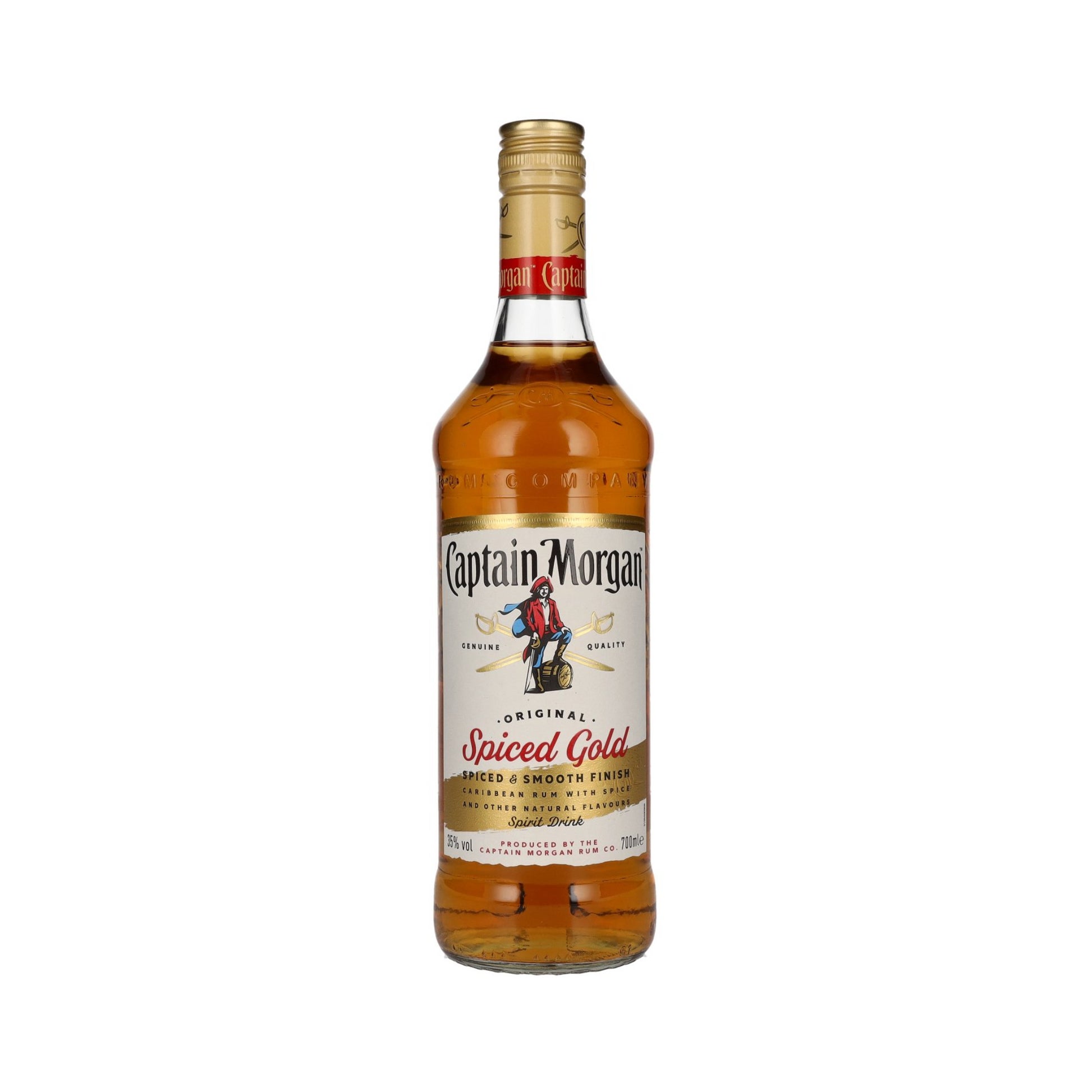 Captain Morgan Original Spiced Gold 35% 0,7l foodpipe [Lebensmittel-Lieferservice Rostock]