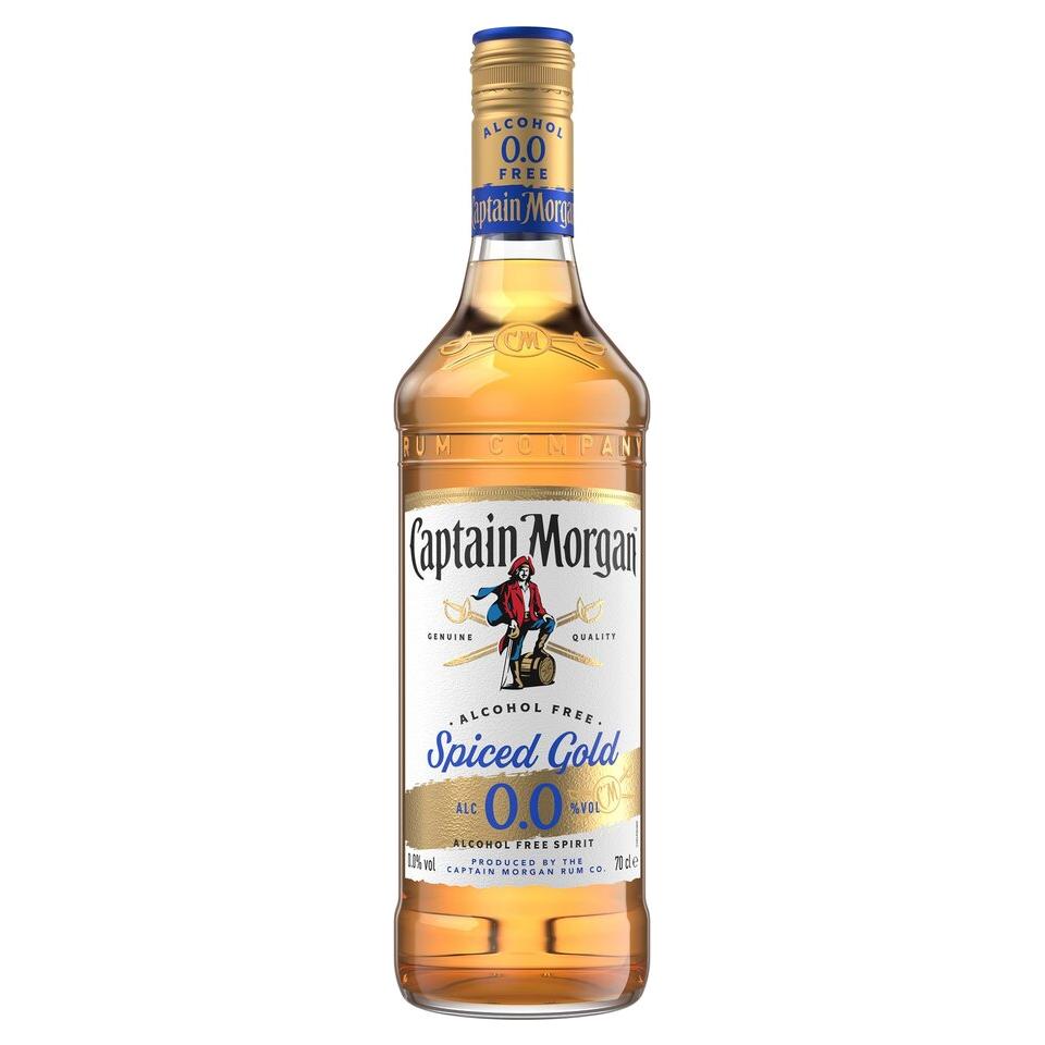 Captain Morgan Spiced Gold 0,0% 0,7l foodpipe [Lebensmittel-Lieferservice Rostock]