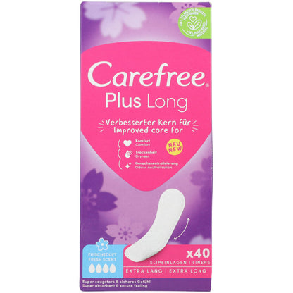 Carefree Plus Long Fresh 40ST foodpipe [Lebensmittel-Lieferservice Rostock]
