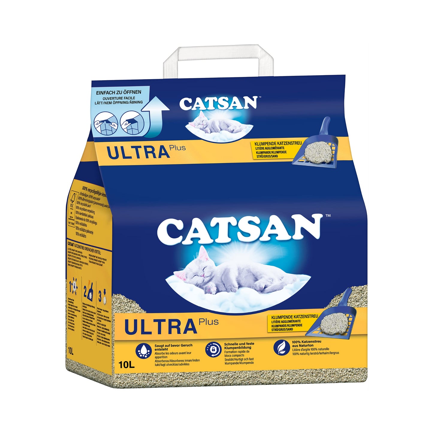 Catsan Ultra Klumpstreu 10l foodpipe [Lebensmittel-Lieferservice Rostock]