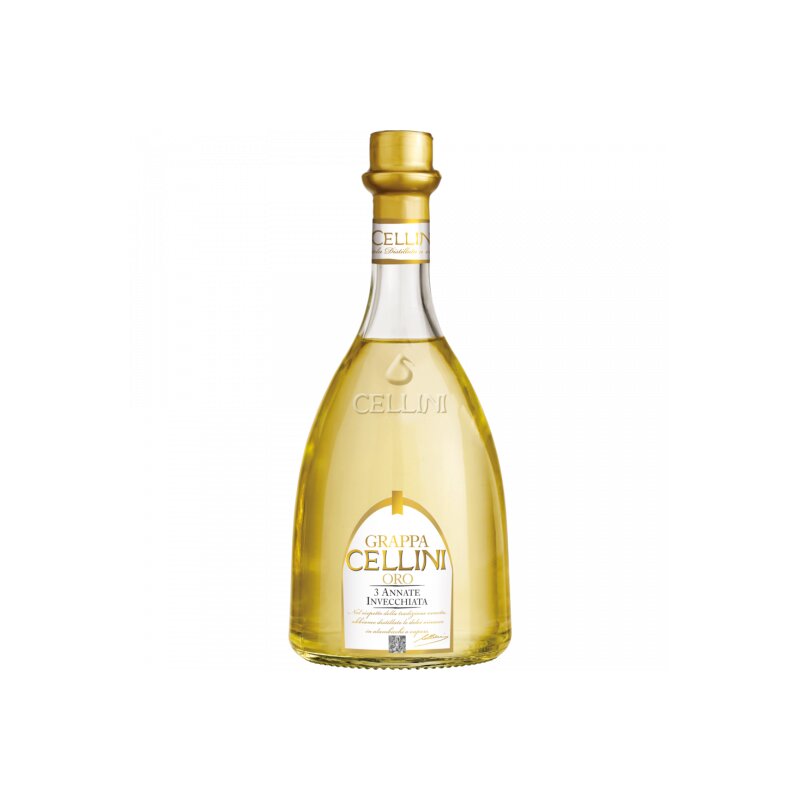 Cellini Grappa Oro 38% 0,7l foodpipe [Lebensmittel-Lieferservice Rostock]