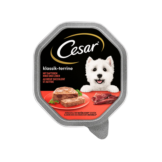 Cesar Klassik-Terrine mit Rind und Leber 150g foodpipe [Lebensmittel-Lieferservice Rostock]