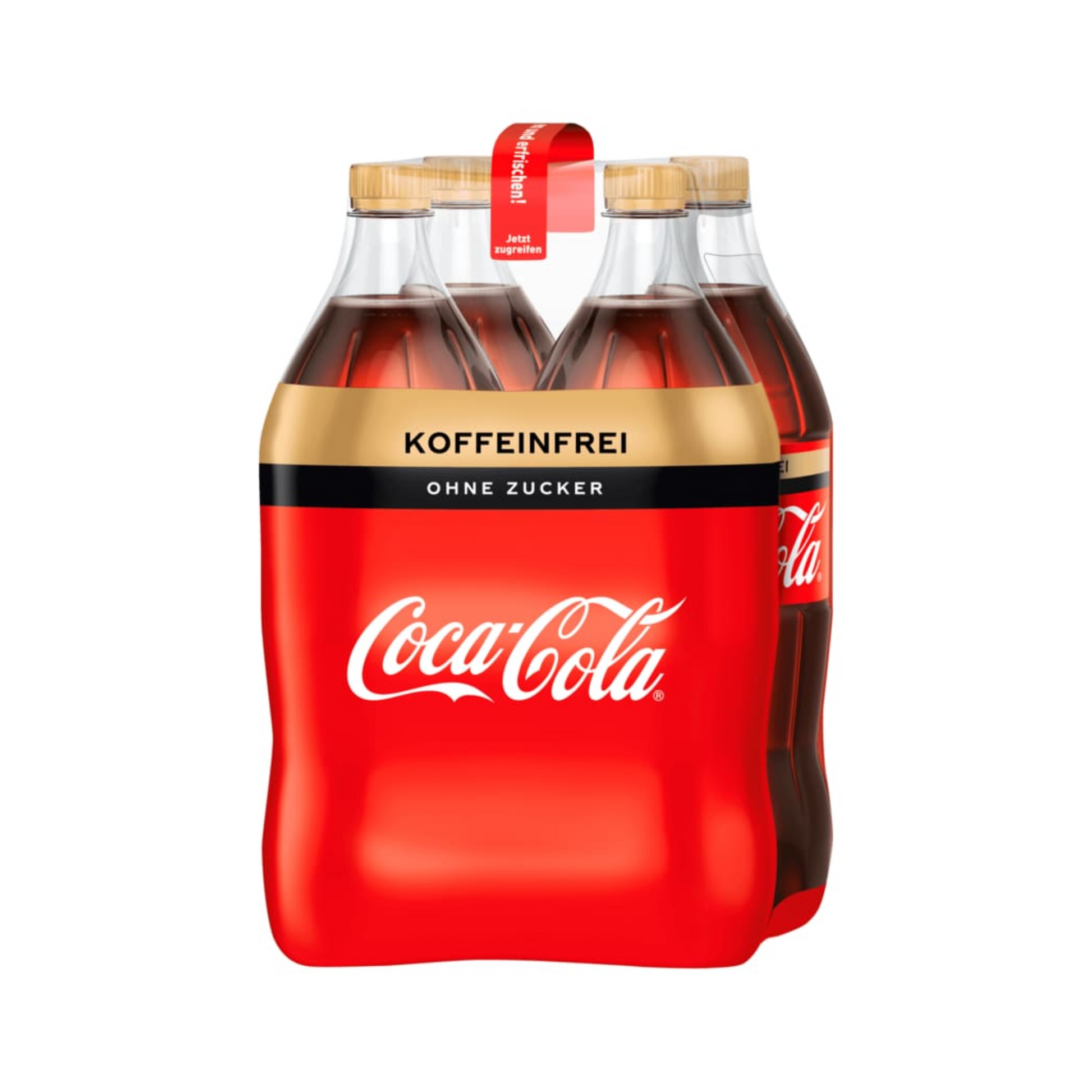 Coca-Cola Zero koffeinfrei 4x1,5l DPG foodpipe [Lebensmittel-Lieferservice Rostock]