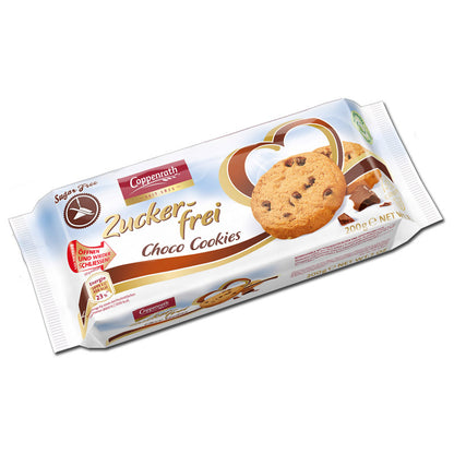 Coppenrath Choco Cookies ohne Zucker 200g foodpipe [Lebensmittel-Lieferservice Rostock]