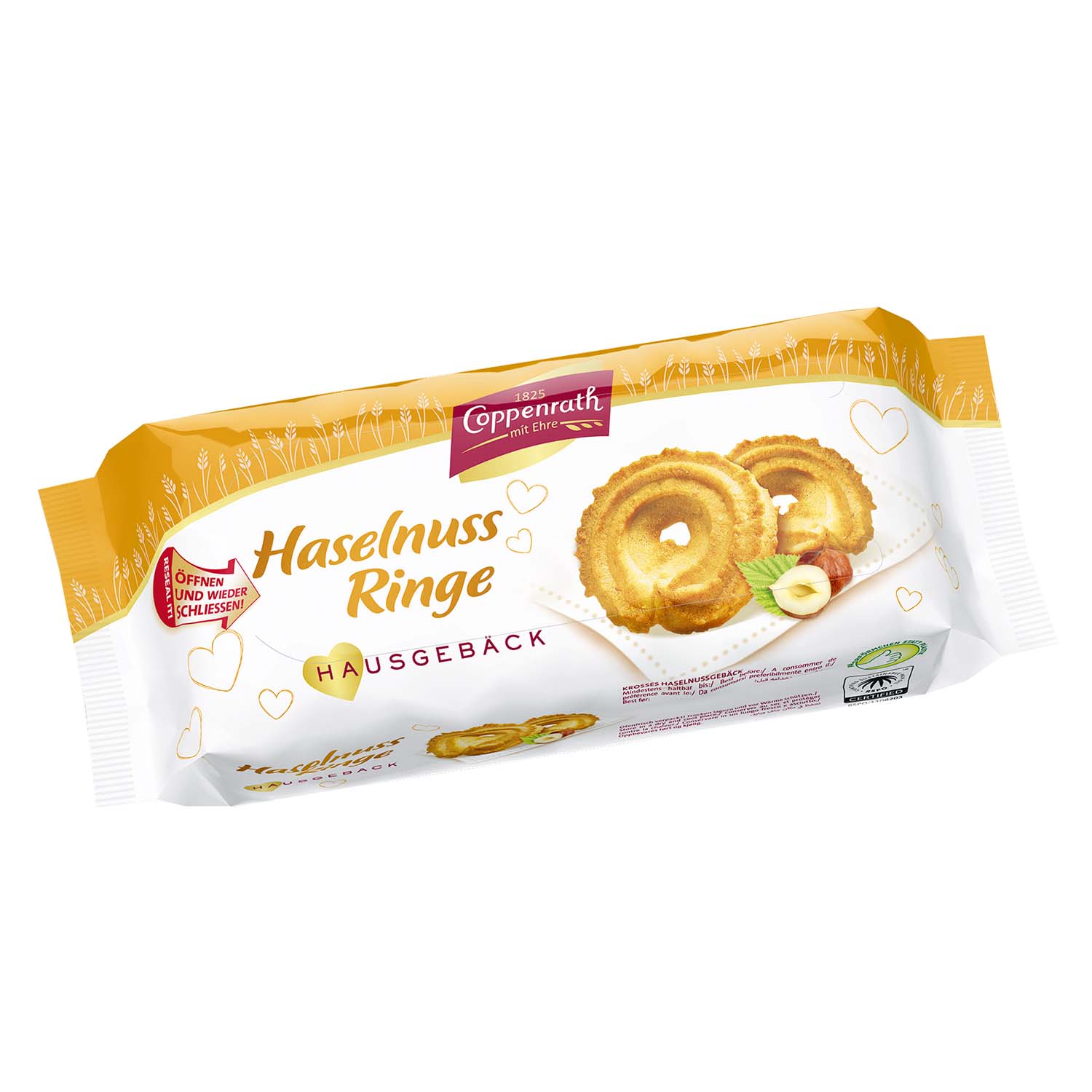 Coppenrath Hausgebäck Haselnuss-Ringe 200g foodpipe [Lebensmittel-Lieferservice Rostock]