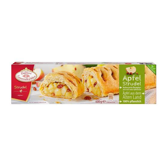 Coppenrath&Wiese Apfelstrudel mit Marzipan 550g foodpipe [Lebensmittel-Lieferservice Rostock]