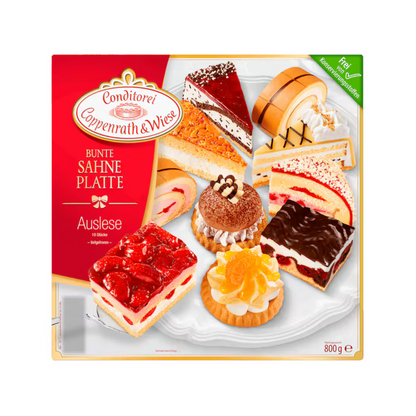 Coppenrath&Wiese Bunte Sahne Platte 800g foodpipe [Lebensmittel-Lieferservice Rostock]