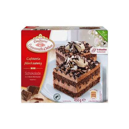 Coppenrath&Wiese Cafeteria fein&sahnig Schokoladen Blechkuchen 450g foodpipe [Lebensmittel-Lieferservice Rostock]