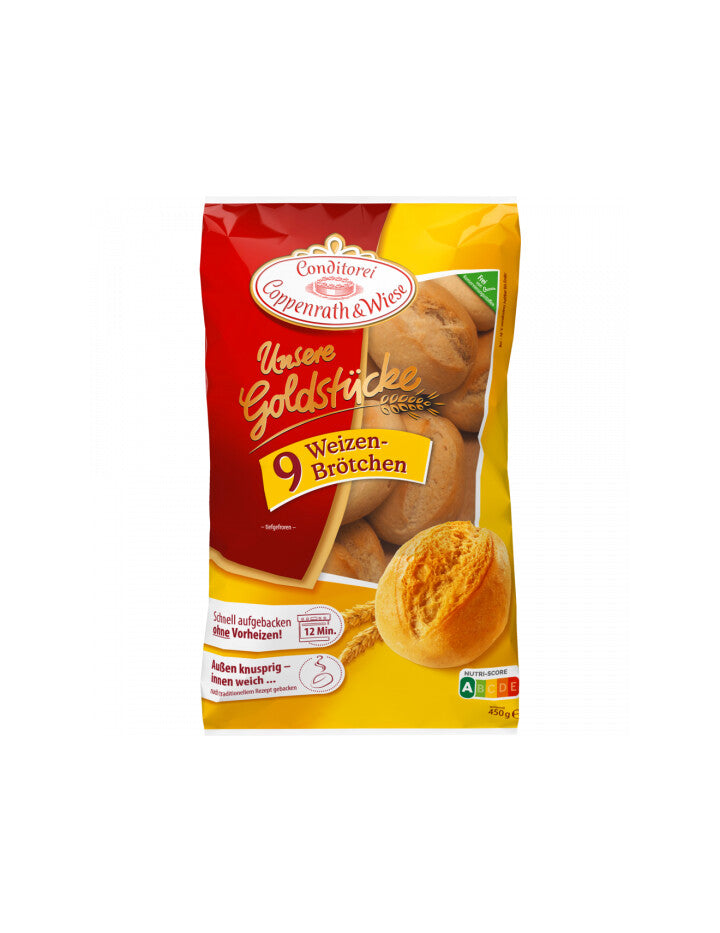 Coppenrath&Wiese Weizenbrötchen 9ST 450g foodpipe [Lebensmittel-Lieferservice Rostock]