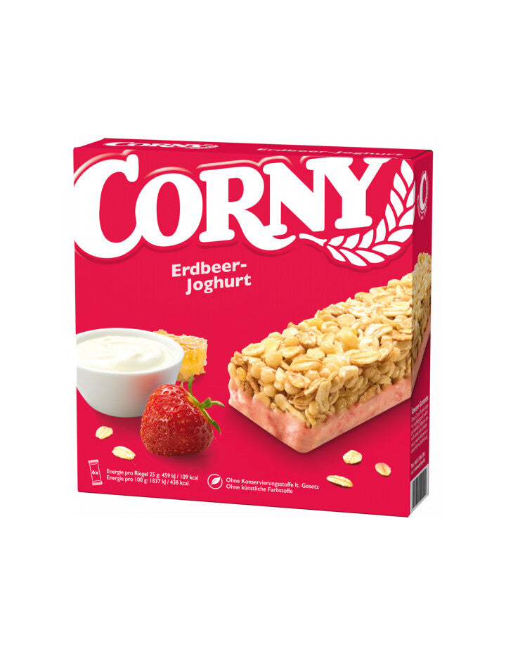 Corny Erdbeer-Joghurt 6ST 150g foodpipe [Lebensmittel-Lieferservice Rostock]