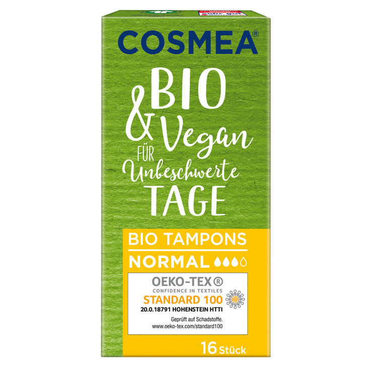 Cosmea Bio Tampons Normal 16ST foodpipe [Lebensmittel-Lieferservice Rostock]