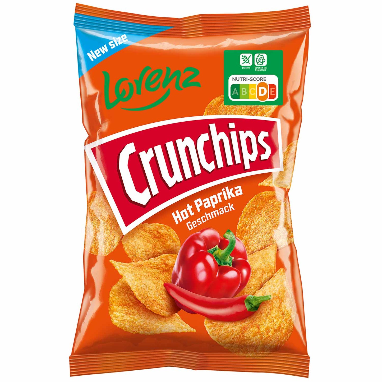 Crunchips Hot Paprika 150g foodpipe [Lebensmittel-Lieferservice Rostock]