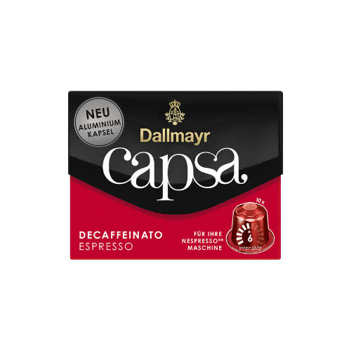 Dallmayr Capsa Espresso Decaffeinato 10ST 56g foodpipe [Lebensmittel-Lieferservice Rostock]