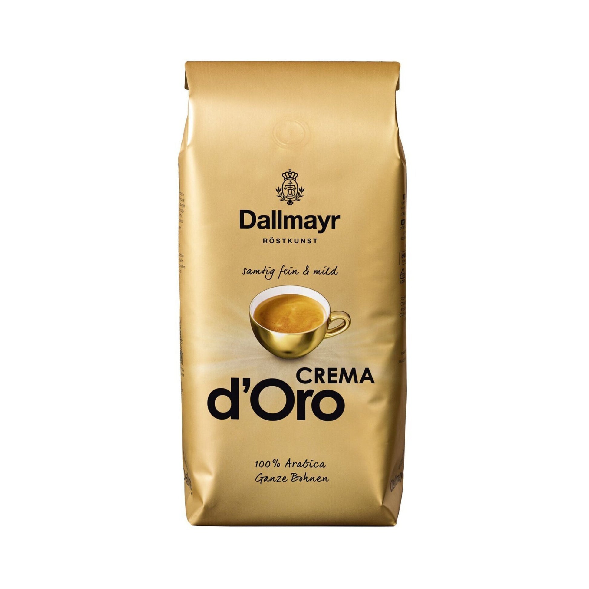 Dallmayr Crema d'Oro Bohnen 1kg foodpipe [Lebensmittel-Lieferservice Rostock]