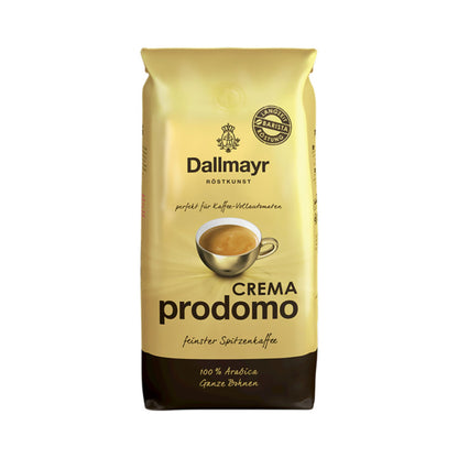 Dallmayr Prodomo Caffee Crema ganze Bohnen 1kg foodpipe [Lebensmittel-Lieferservice Rostock]