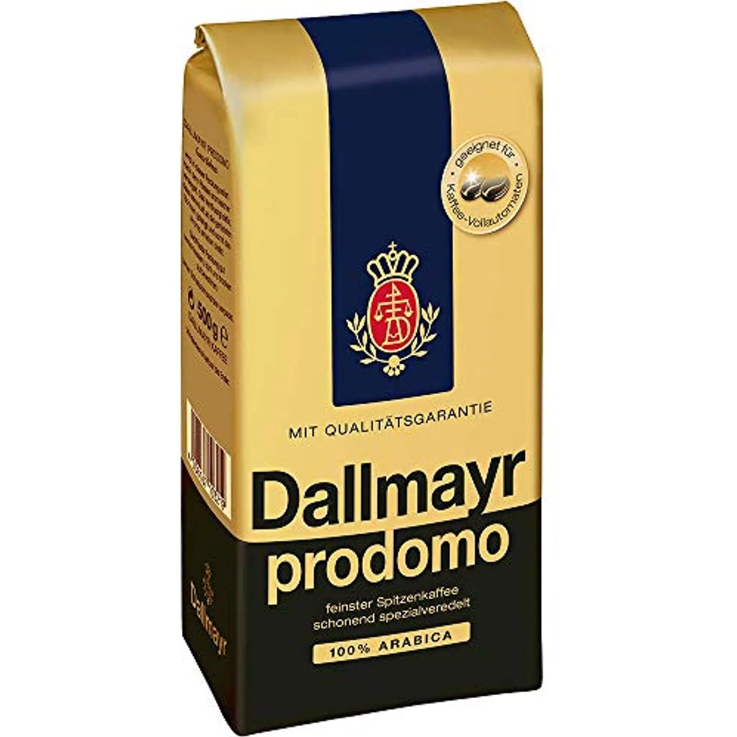 Dallmayr Prodomo ganze Bohnen 500g foodpipe [Lebensmittel-Lieferservice Rostock]