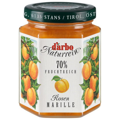 Darbo Naturrein Fruchtreich Rosenmarille 200g foodpipe [Lebensmittel-Lieferservice Rostock]