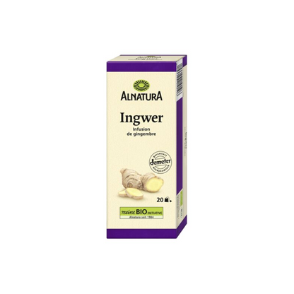 Demeter Alnatura Ingwer Tee 20ST 28g foodpipe [Lebensmittel-Lieferservice Rostock]