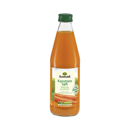 Demeter Alnatura Karottensaft feldfrisch 0,33l foodpipe [Lebensmittel-Lieferservice Rostock]